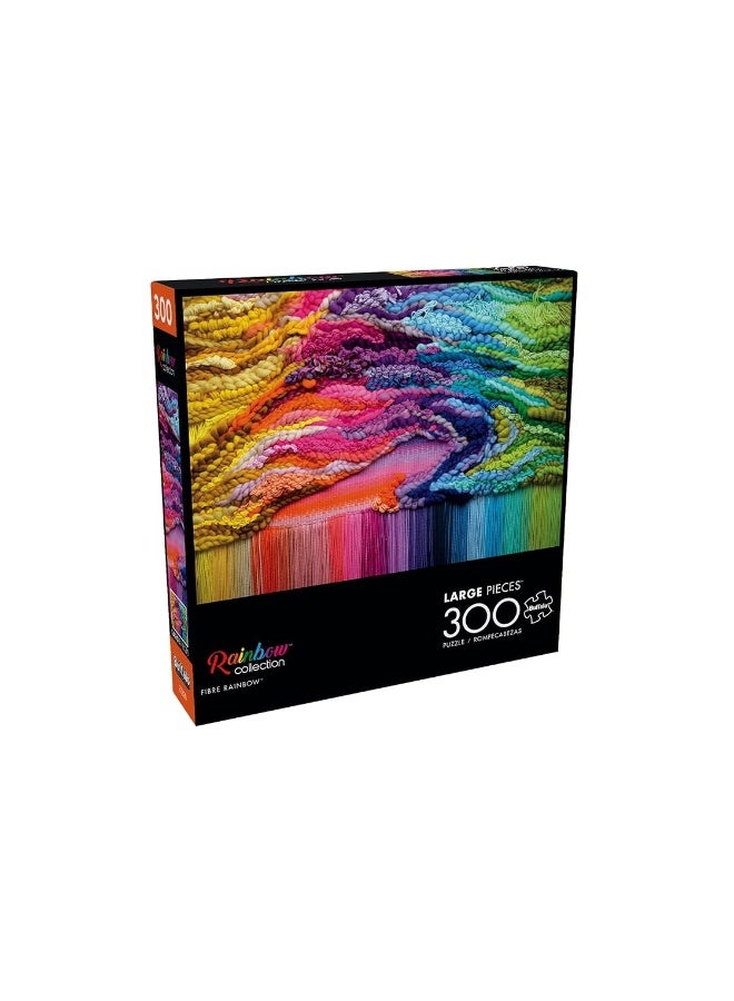 Buffalo Games - Clementine Pepper - Fibre Rainbow - 300 Piece Jigsaw Puzzle for Families Challenging Puzzle Perfect for Game Nights