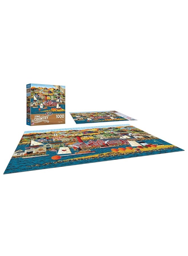 CRA-Z-Art - RoseArt - Home Country- Cape Ann - 1000 Piece Jigsaw Puzzle