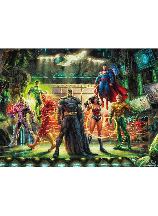 Ceaco - Thomas Kinkade - DC Comics - The Justice League - 500 Piece Jigsaw Puzzle