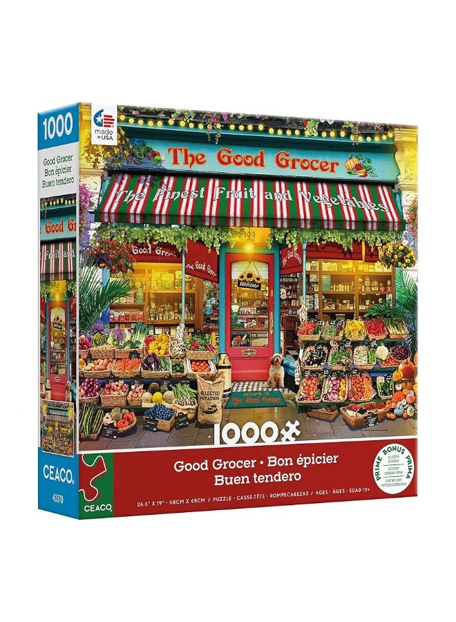 Ceaco - Gary Walton - Shop Windows - Good Grocer - 1000 Piece Jigsaw Puzzle