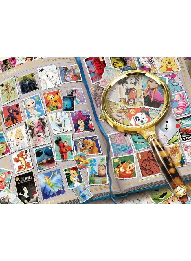 Ravensburger 16706 Disney Stamp Album - 2000 Piece Puzzle for Adults, Every Piece is Unique, Softclick Technology Means Pieces Fit Together Perfectly,Multicolor