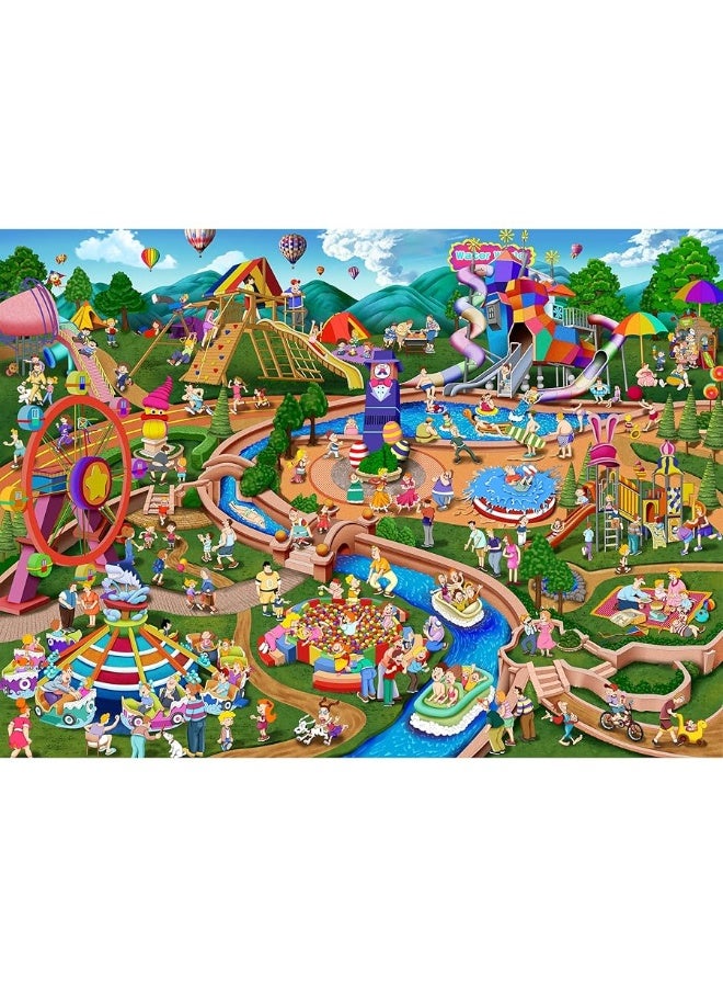 Becko US Jigsaw Puzzles 500 Pieces Puzzles for Adults 500 Piece Puzzles for Kids and Adults (Theme Park)