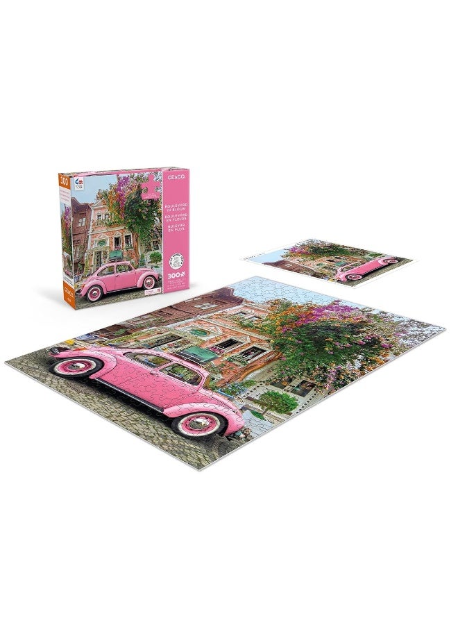 Ceaco - Scenic Photography - Boulevard in Bloom - 300 Piece Jigsaw Puzzle