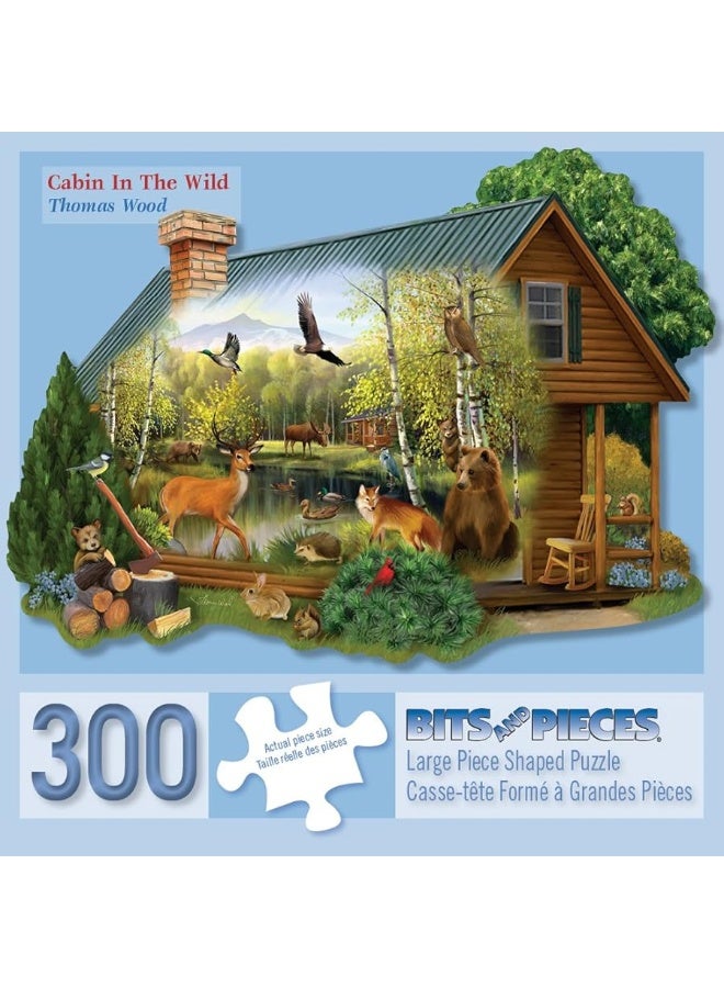 Bits and Pieces - 300 Piece Shaped Jigsaw Puzzle for Adults Measures 20