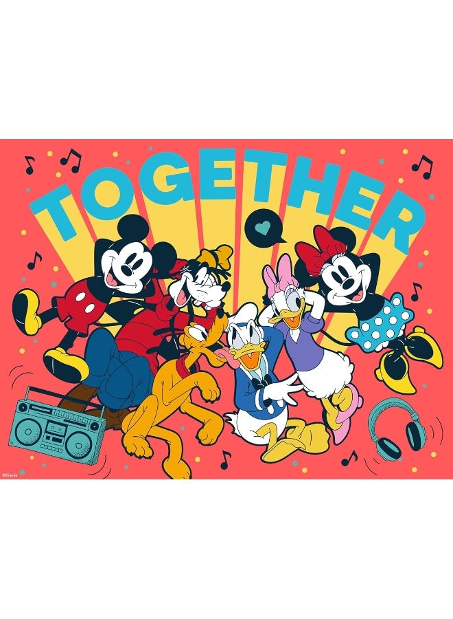 Ceaco - 5 in 1 Multipack - Disney - Mickey and Friends - (2) 300 Piece, (2) 500 Piece, (1) 750 Piece Jigsaw Puzzles