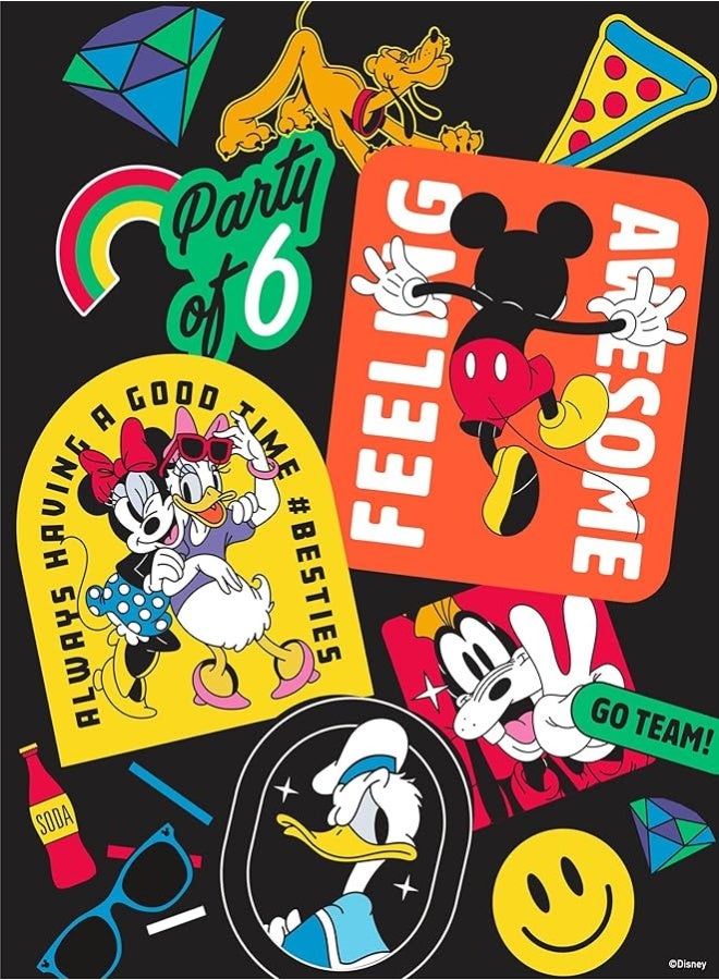 Ceaco - 5 in 1 Multipack - Disney - Mickey and Friends - (2) 300 Piece, (2) 500 Piece, (1) 750 Piece Jigsaw Puzzles