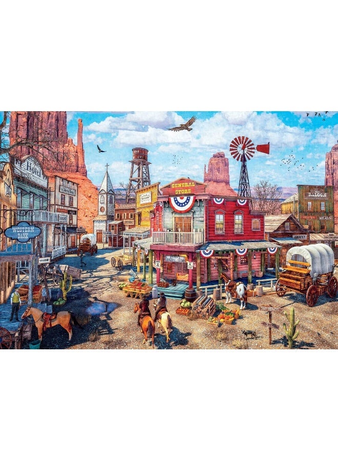 Buffalo Games - Country Life - Old Western Town - 500 Piece Jigsaw Puzzle