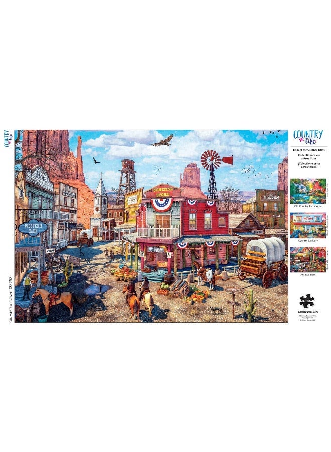 Buffalo Games - Country Life - Old Western Town - 500 Piece Jigsaw Puzzle