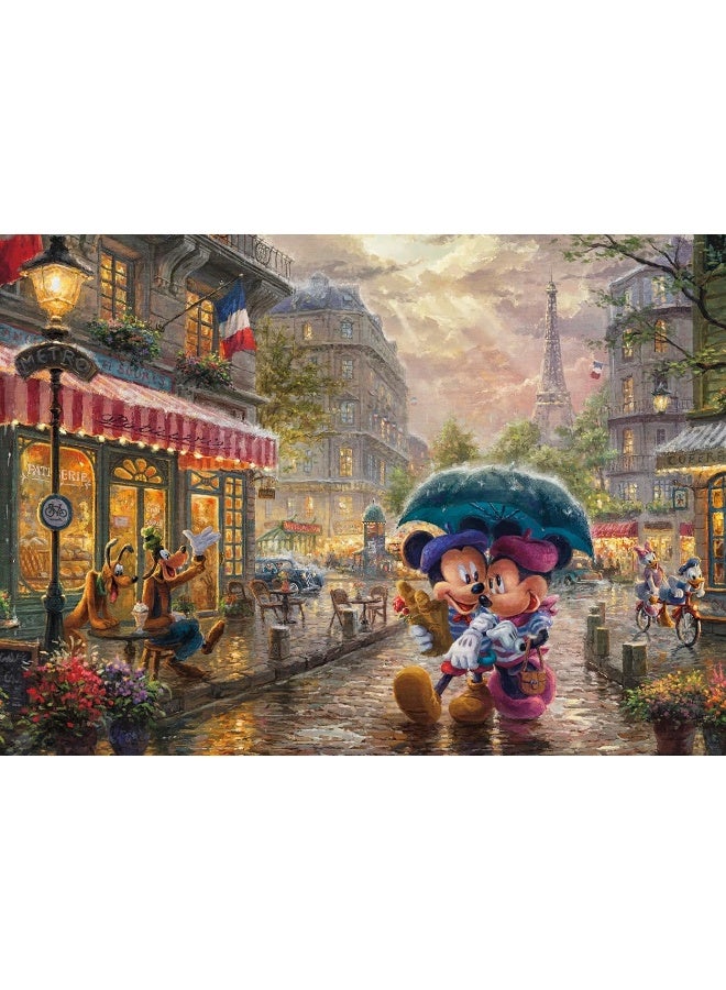 Ceaco - Thomas Kinkade - Disney - Mickey & Minnie in Paris - 1000 Piece Jigsaw Puzzle