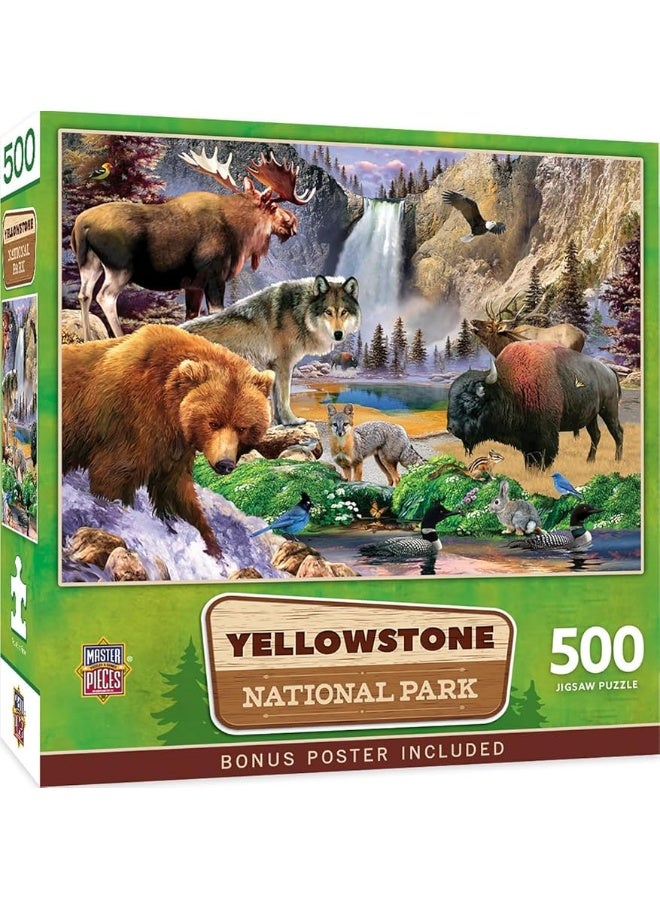 MasterPieces 500 Pieces Jigsaw Puzzle for Adults Family Or Youth  Yellowstone National Park  15x21