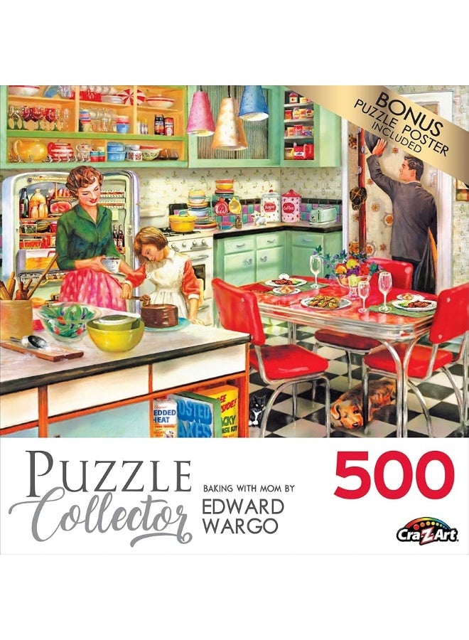 CRA-Z-Art - RoseArt - Puzzle Collector - Baking with Mom - 500 Piece Jigsaw Puzzle