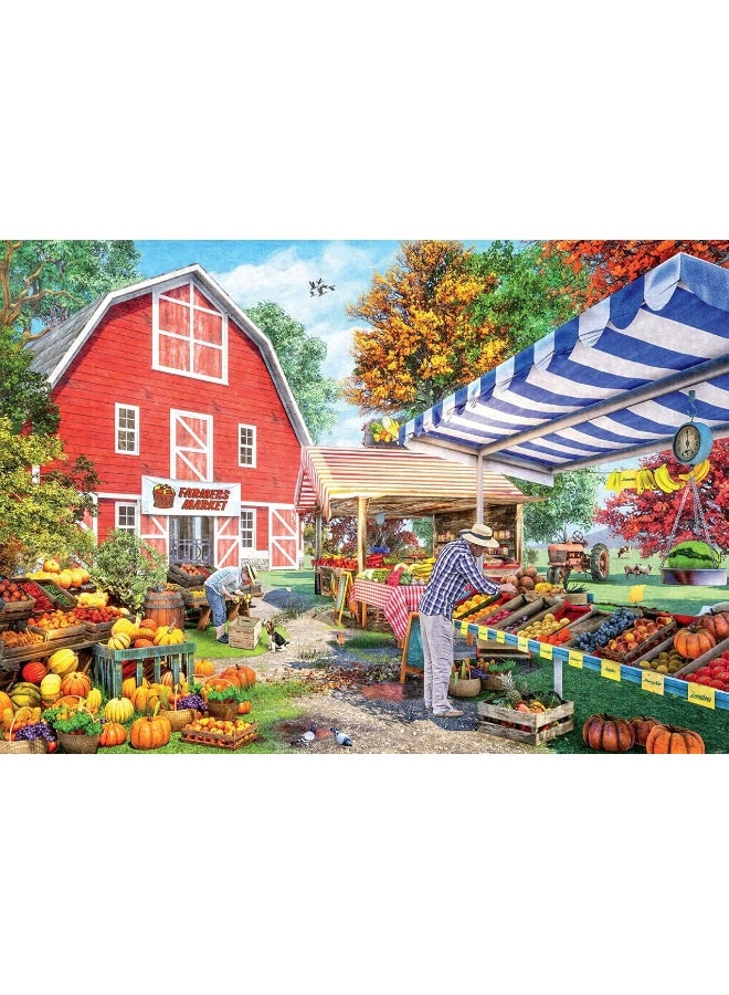 Buffalo Games - Dominic Davison - Grandpa's Farm Market - 500 Piece Jigsaw Puzzle for Adults Challenging Puzzle Perfect for Game Nights