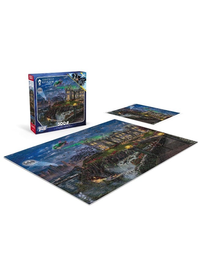 Ceaco - Thomas Kinkade - Justice League - Wayne Manor - 500 Piece Jigsaw Puzzle