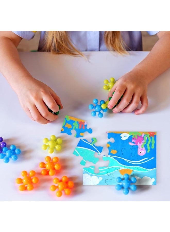 Bright Creations 24 Sheets Blank Puzzles to Draw On Bulk, 5.5 x 4 Inch Jigsaw Puzzle Pieces for DIY, Arts and Crafts Projects