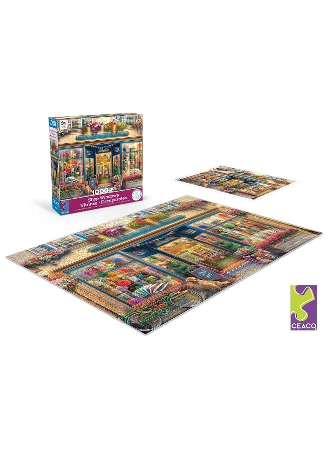 Ceaco - Shop Windows - Books Galore - 1000 Piece Jigsaw Puzzle