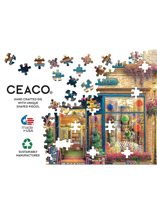 Ceaco - Shop Windows - Books Galore - 1000 Piece Jigsaw Puzzle