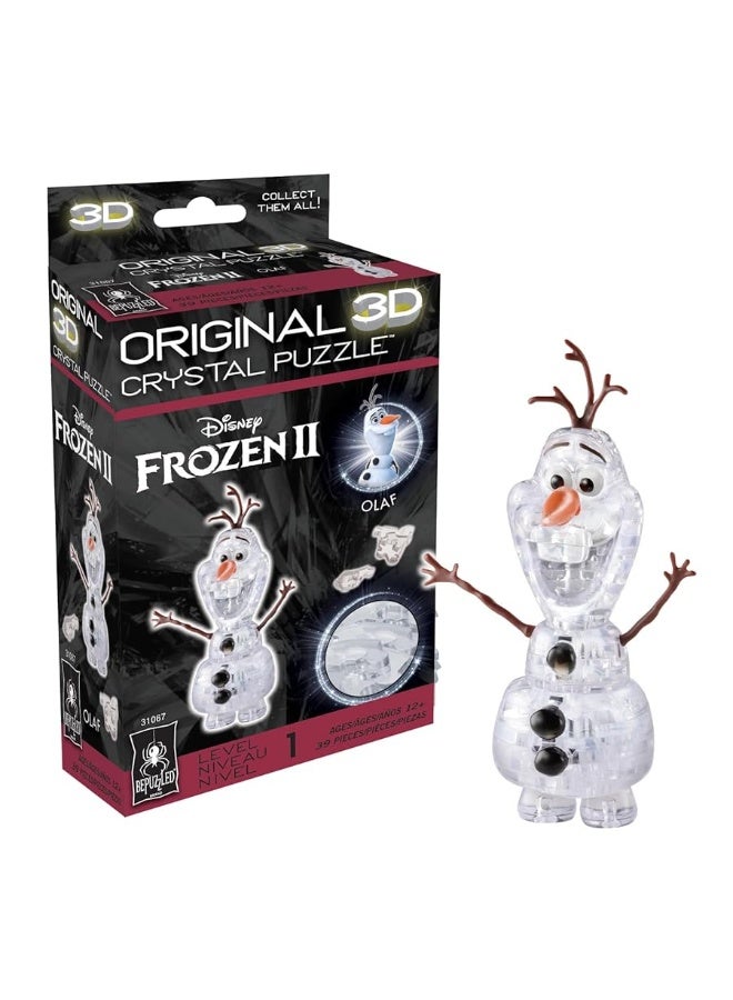 BePuzzled  Disney Olaf Original 3D Crystal Puzzle Ages 12 and Up