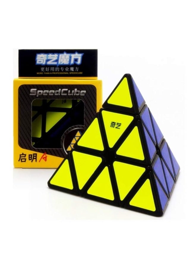 CuberSpeed qiyi Pyraminx Black Speed Cube MoFangGe Qiming QY Toys Pyramid Black Speed Cube