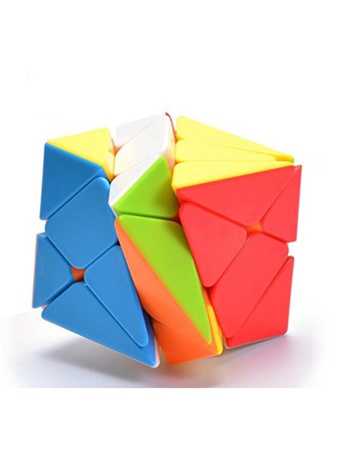 CuberSpeed Axis stickerless Bright Jingang V2 3x3 Color Magic Cube 3x3x3 Axis V2 Cube V2 Speed Cube Puzzle