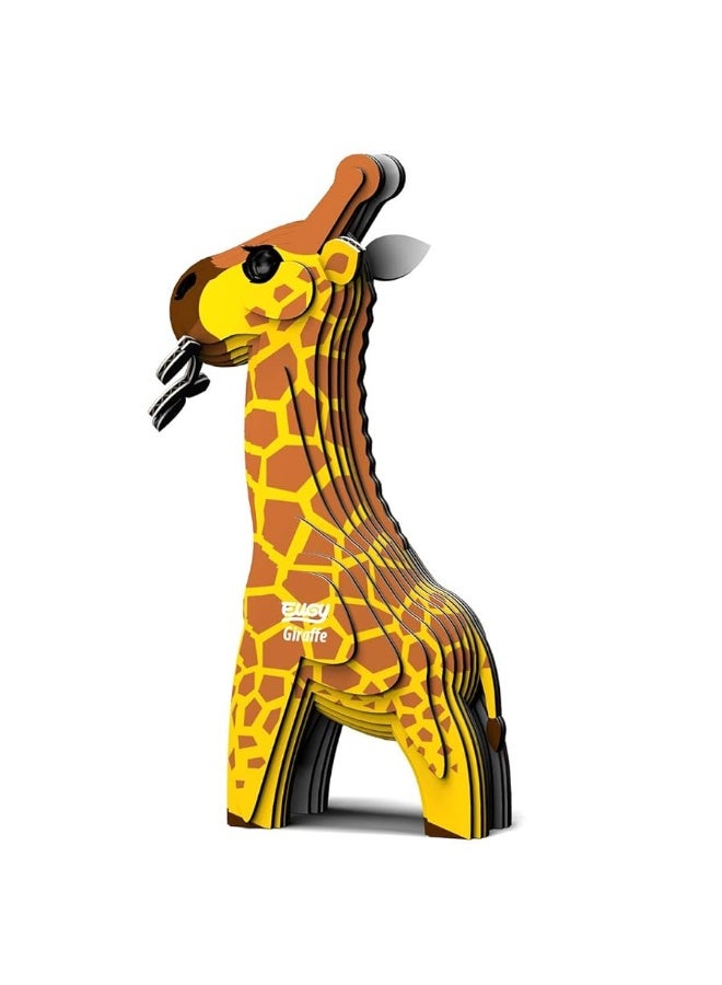 Eugy Giraffe 3D Puzzle, 20 Piece Eco-Friendly Educational Toy Puzzles for Boys, Girls & Kids Ages 6+