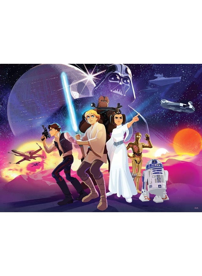 Buffalo Games  Star Wars  Rebel Heroes  100 Piece Jigsaw Puzzle for Families Challenging Puzzle Perfect for Game Nights  Finished Puzzle Size is 1500 x 1100