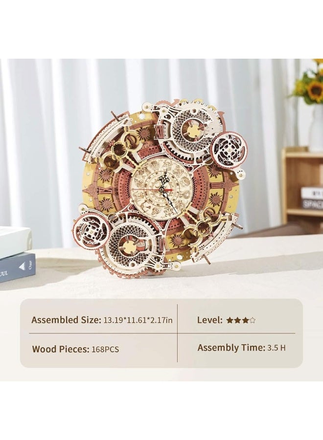 ROKR 3D Wooden Puzzle Clock Model 12