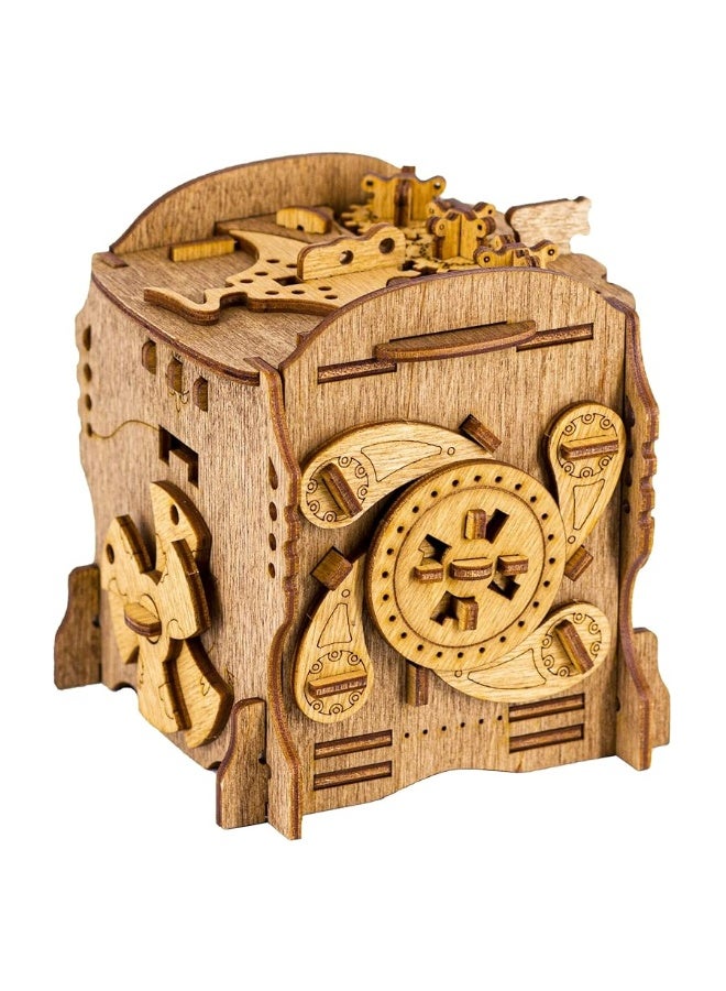 iDventure Cluebox - Captain's Nemo Nautilus - Escape Room Game - Puzzle Box - Sequential 3D Puzzle for Adults - Brain Teaser - Birthday Gift Gadget for Men and Women - Money Box