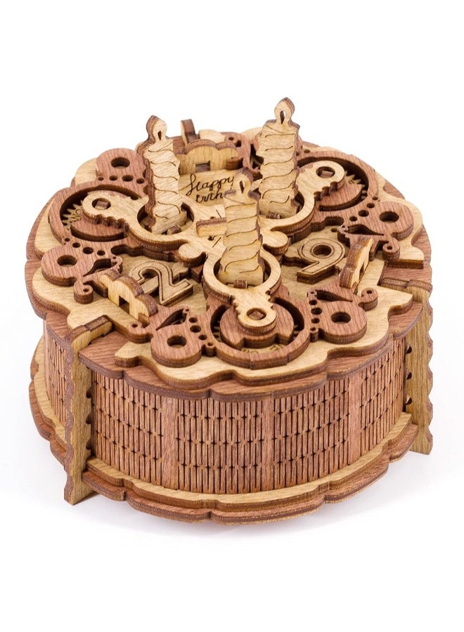 iDventure Birthday Cake Puzzle Gift Box - Tricky Gift Packaging - 3D Puzzle Box for Adults - Money Treasure Box for Cash - Escape Room Game - Brain Teaser - Birthday Gift Gadget for Men and Women