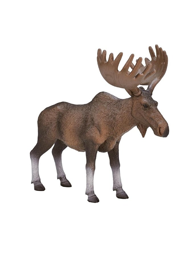 MOJO European Elk (Moose) Realistic International Wildlife Toy Replica Hand Painted Figurine