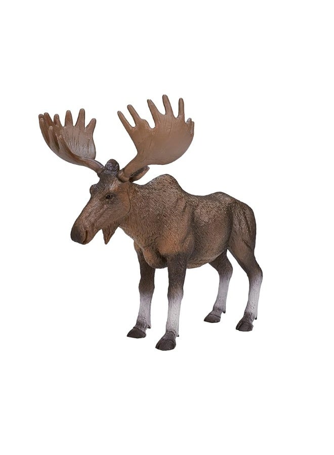 MOJO European Elk (Moose) Realistic International Wildlife Toy Replica Hand Painted Figurine