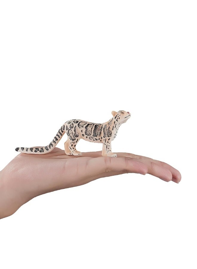 MOJO Clouded Leopard Realistic International Wildlife Toy Replica Hand Painted Figurine