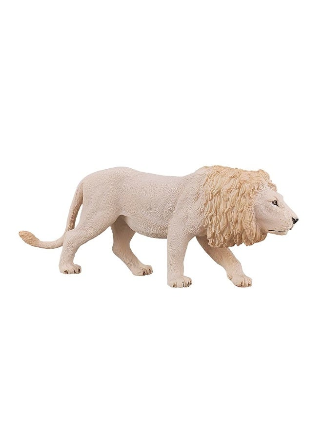 MOJO White Lion Realistic International Wildlife Toy Replica Hand Painted Figurine