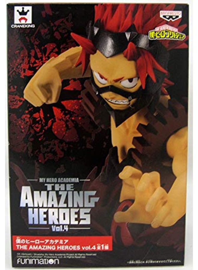 Banpresto 39346 My Hero Academia The Amazing Heroes Vol. 4 Eijiro Kirishima Figure