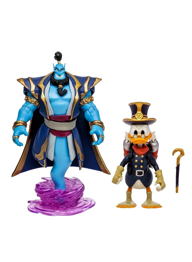 McFarlane Toys - Disney Mirrorverse Genie 5in Scrooge McDuck 5in and Goofy 7in Action Figure 3pk, Gold Label, Amazon Exclusive