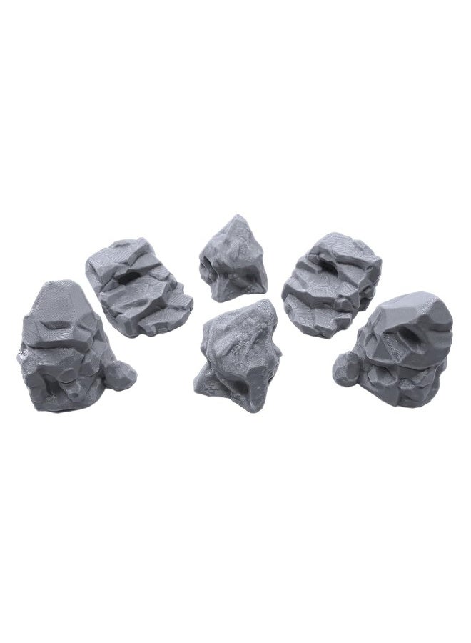 EnderToys Stone Boulder Bundle, Terrain Scenery for Tabletop 28mm Miniatures Wargame, 3D Printed and Paintable