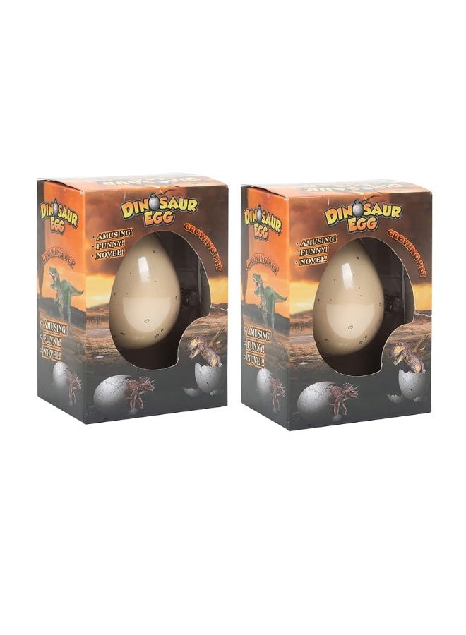 Surprise Growing Dinosaur Hatch Egg Kids Novelty Toy- Pack of 2