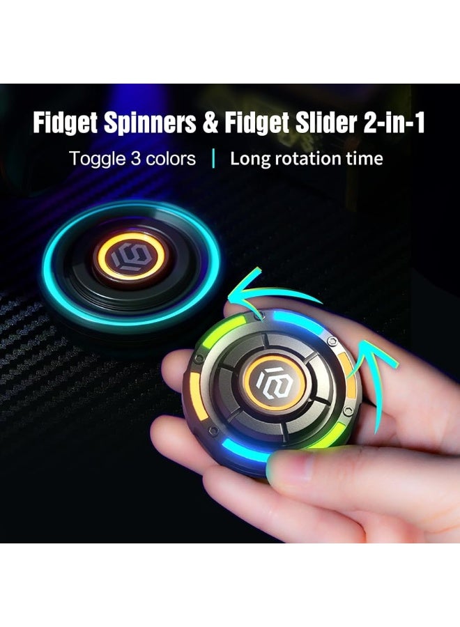 INNPLUS Fidget Spinner Fidget Toys Adults Fidget Spinner for Adults Kids Fidget Toys for Kids 812 ADHD Toys Stress Relief Gifts Cool Gadgets Stocking Stuffers for Adults Men Teens Kids