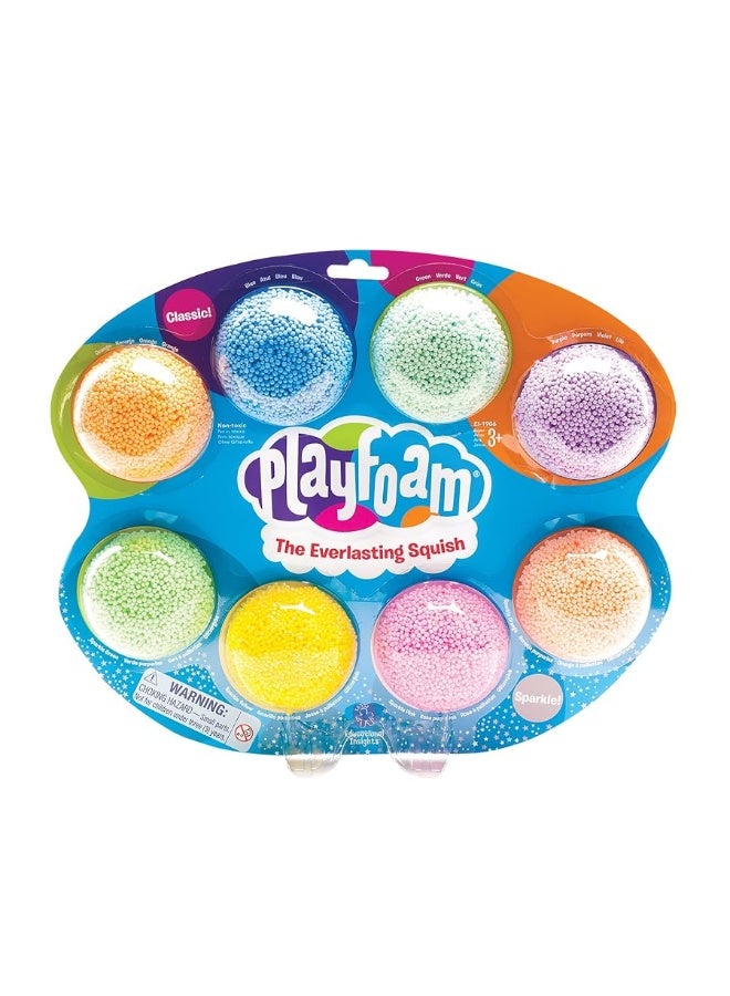 Educational Insights Playfoam 8-Pack, Fidget Toy & Sensory Toys for Kids & Adults, Gift for Ages 3+