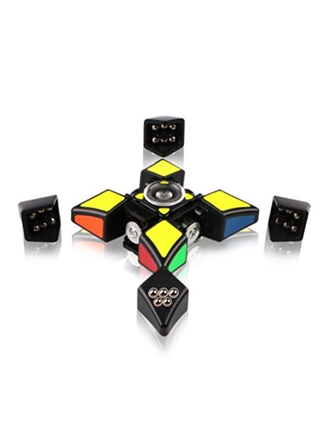 Cuberspeed QY Toys 1x3x3 Super Floppy Black Magic Cube Fidget Spinners Cube 3x3x1 Speed Cube Anti-Anxiety Fidget Toys