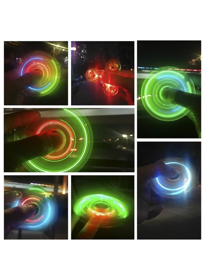 FIGROL 5 Pack Fidget Spinnersï½œLED Light Up Fidget Spinners for Childrenï½œParty Favorsï½œGoodie Bag Stuffers Birthday Gifts Classroom Prizes