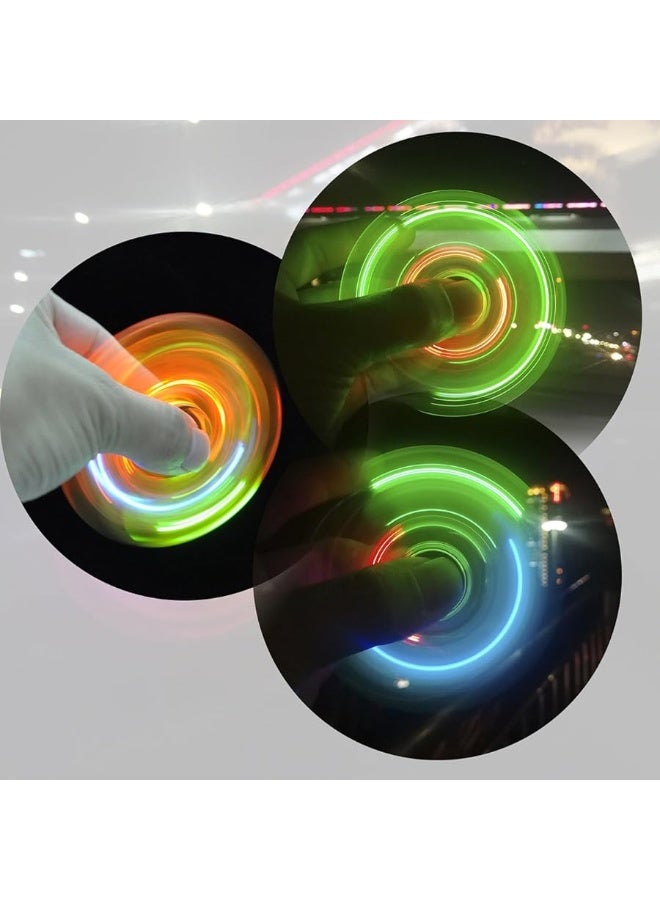 FIGROL 5 Pack Fidget Spinnersï½œLED Light Up Fidget Spinners for Childrenï½œParty Favorsï½œGoodie Bag Stuffers Birthday Gifts Classroom Prizes