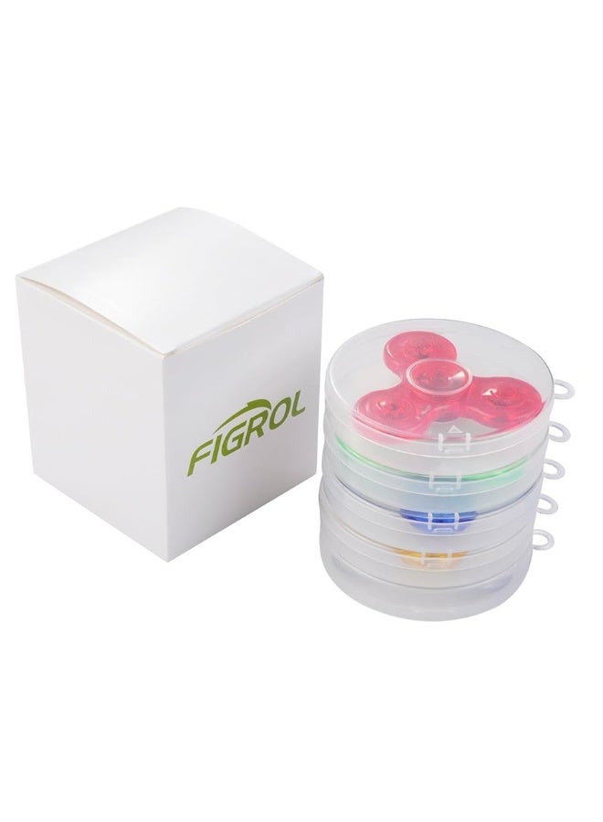 FIGROL 5 Pack Fidget Spinnersï½œLED Light Up Fidget Spinners for Childrenï½œParty Favorsï½œGoodie Bag Stuffers Birthday Gifts Classroom Prizes