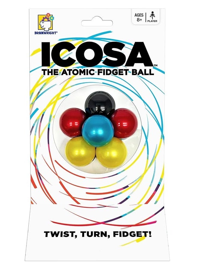 Brainwright - ICOSA - The Atomic Fidget Ball - Twist, Turn, Fidget!