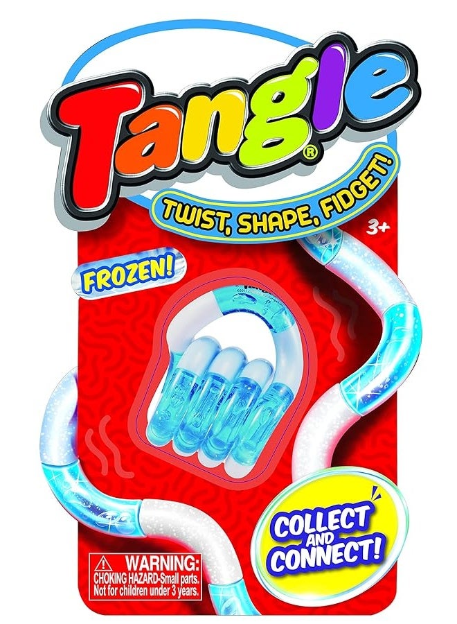 Tangle Crush 2Pack Fire and Ice  Twist Fidgets for Boys and Girls  Tangle Jr Fidget Toys