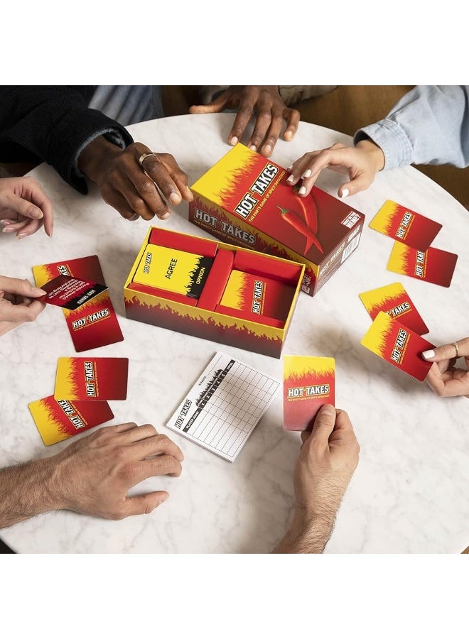 WHAT DO YOU MEME? Hot Takes - The Party Game of Spicy Opinions - Adult Party Games & Fun Gifts for Adults