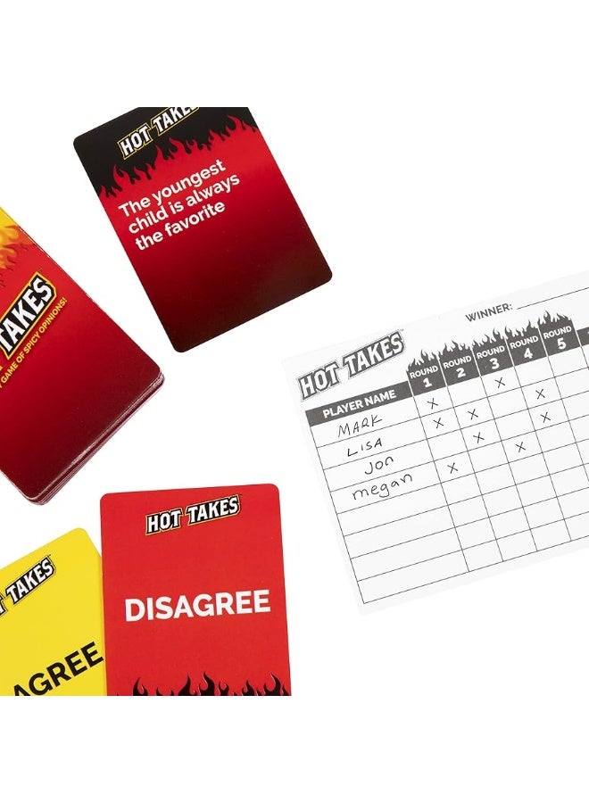 WHAT DO YOU MEME? Hot Takes - The Party Game of Spicy Opinions - Adult Party Games & Fun Gifts for Adults