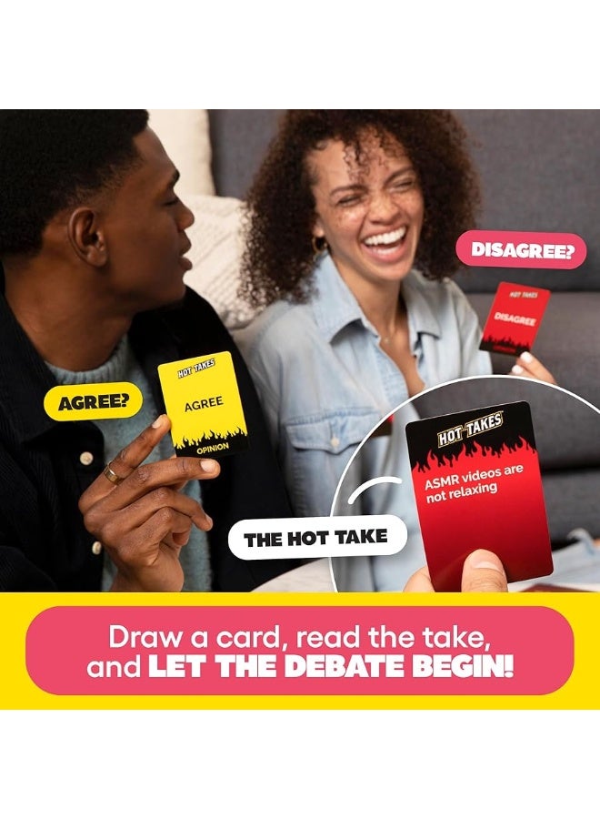 WHAT DO YOU MEME? Hot Takes - The Party Game of Spicy Opinions - Adult Party Games & Fun Gifts for Adults