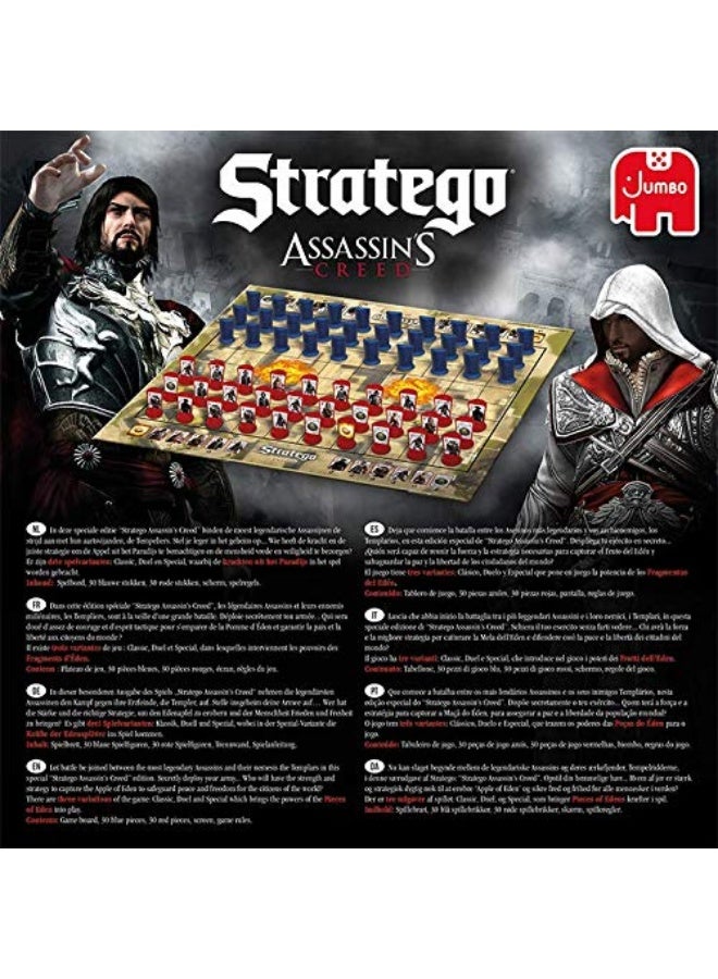 Jumbo, Stratego - Assassin's Creed, Strategy Board Game, 2 Players, Ages 8 Year Plus