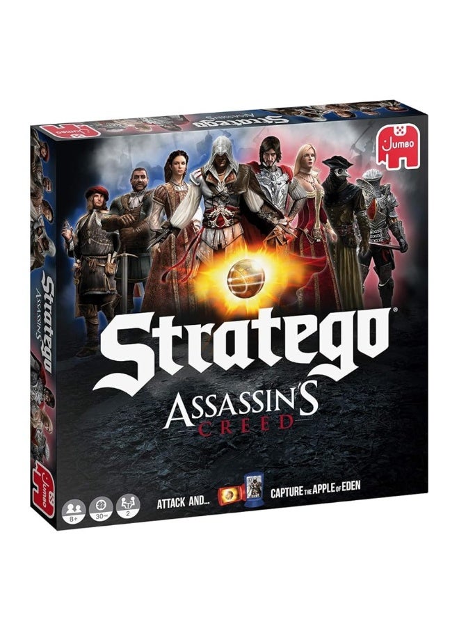 Jumbo, Stratego - Assassin's Creed, Strategy Board Game, 2 Players, Ages 8 Year Plus
