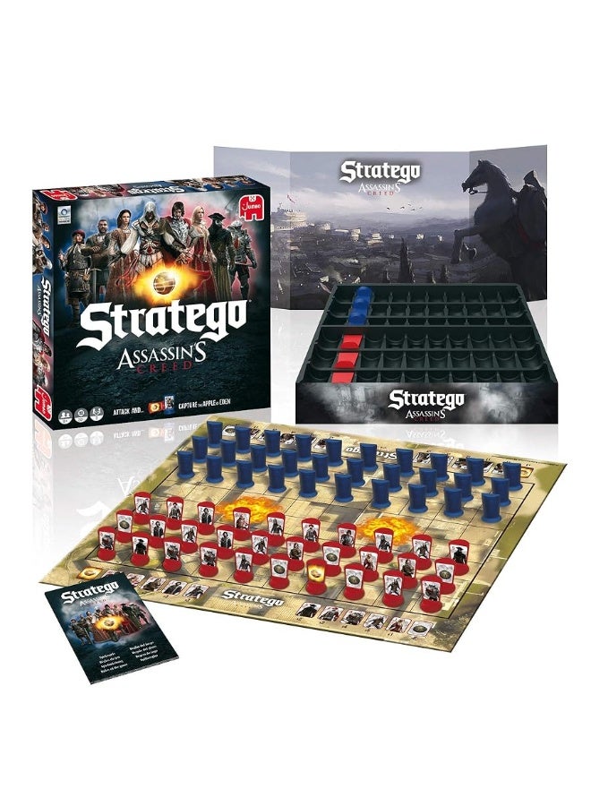 Jumbo, Stratego - Assassin's Creed, Strategy Board Game, 2 Players, Ages 8 Year Plus
